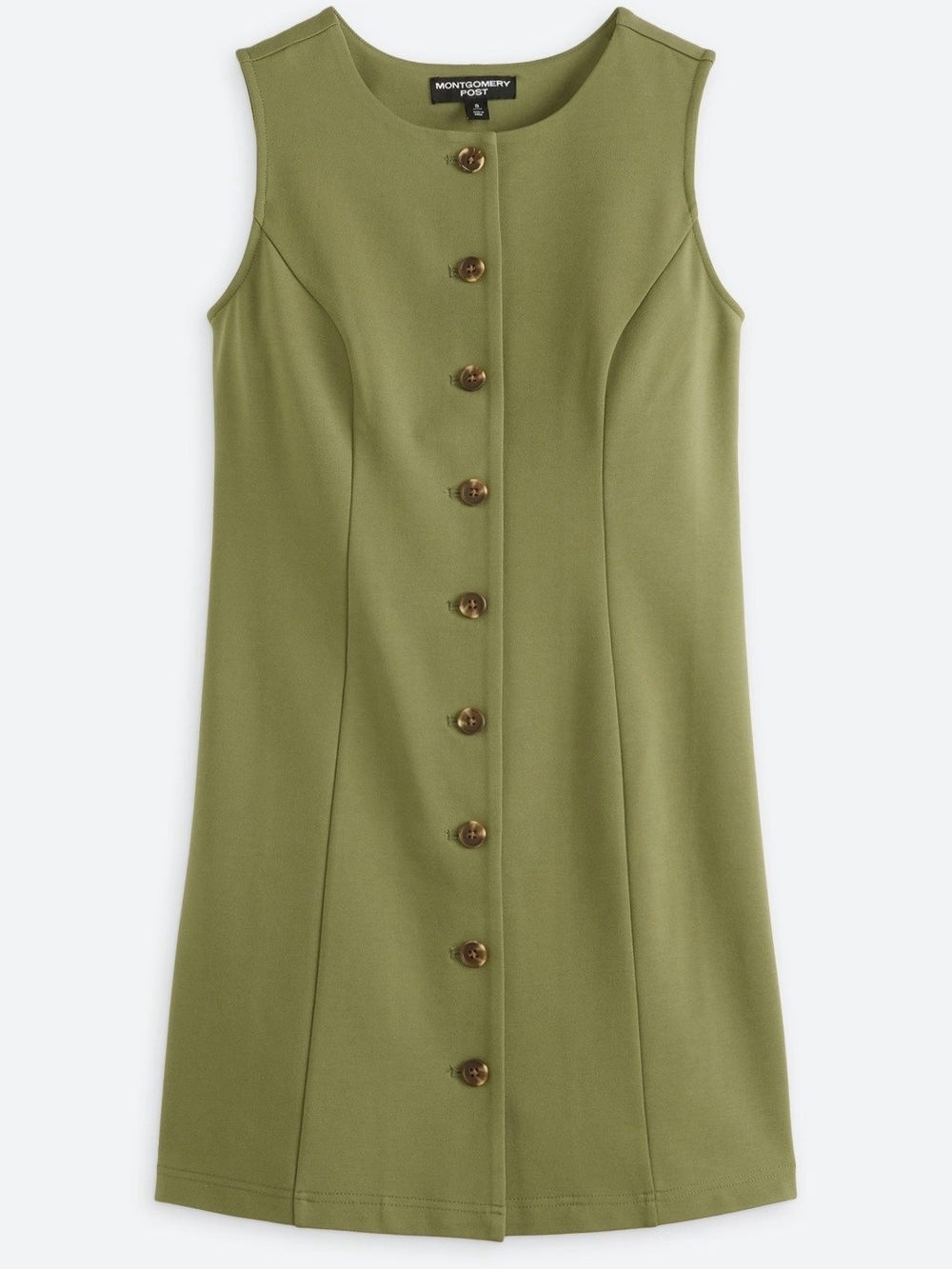 Montgomery Post
Button Front Mini Dress